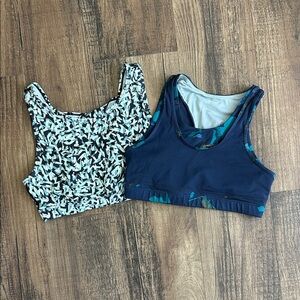 Zella Kids Patterned and Navy Tops